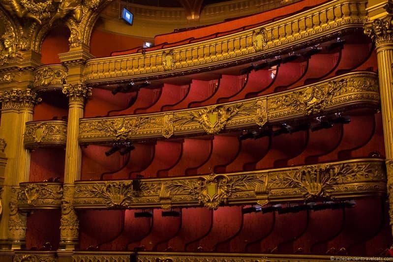 seats attending the Paris Opera Garnier Palais Garnier Palais Garnier