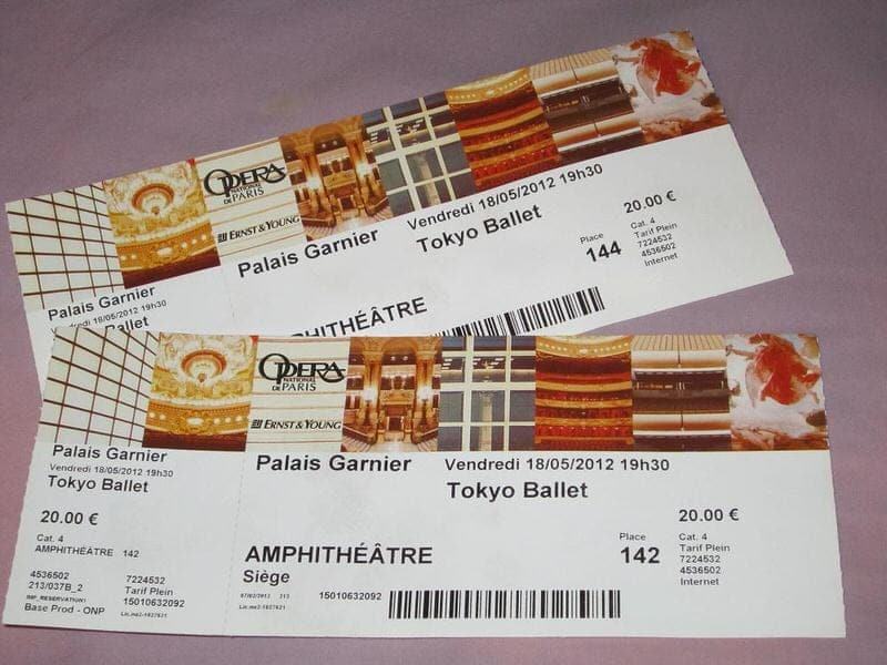 garnier opera house tickets