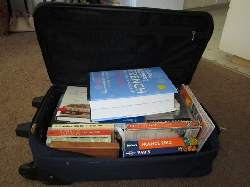 When you Still Want to Hold a Real Book: Tips for Traveling with Books