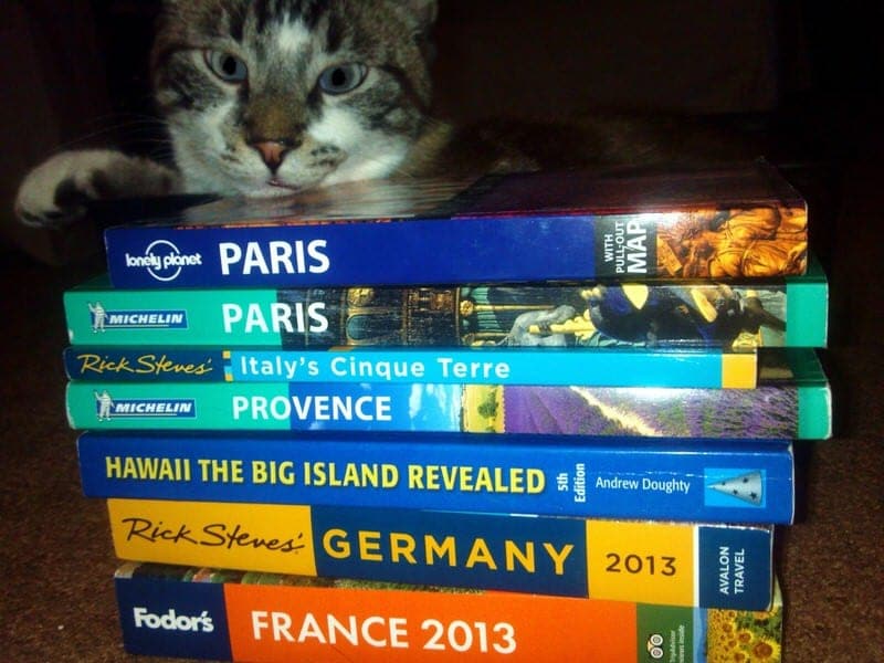 travel guidebooks