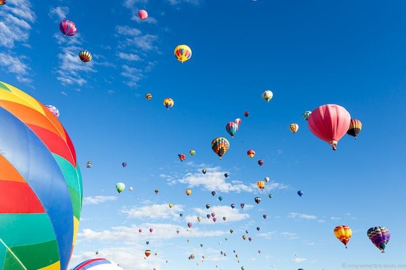 Albuquerque Balloon Fiesta New Mexico hot air balloon festival