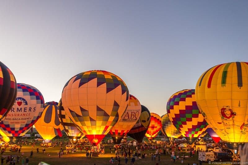 Albuquerque Balloon Fiesta New Mexico hot air balloon festival