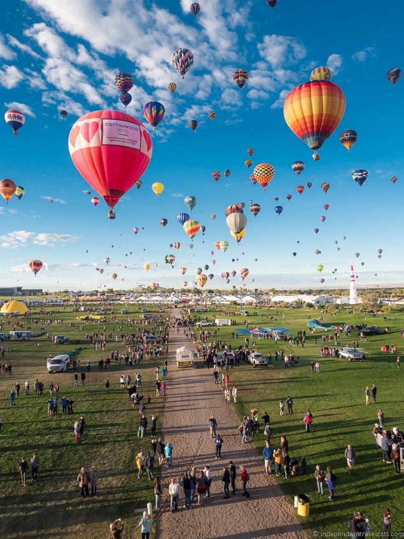 Albuquerque Balloon Fiesta New Mexico hot air balloon festival