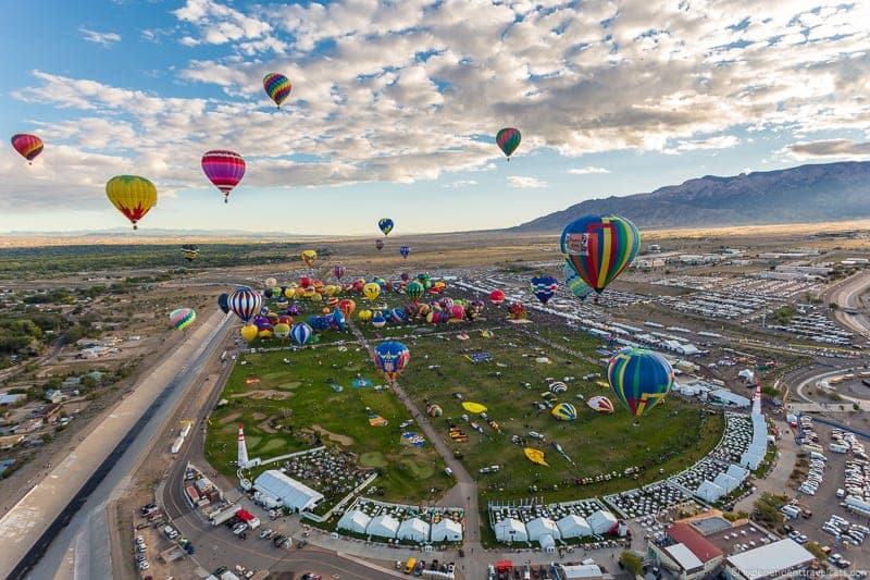 Albuquerque Balloon Fiesta New Mexico hot air balloon festival