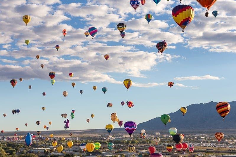 Albuquerque Balloon Fiesta New Mexico hot air balloon festival