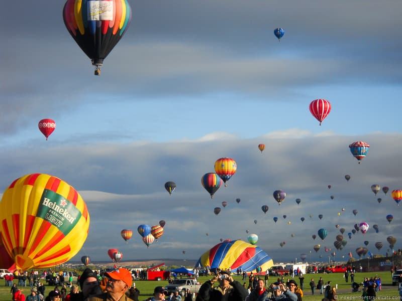 Albuquerque Balloon Fiesta New Mexico hot air balloon festival