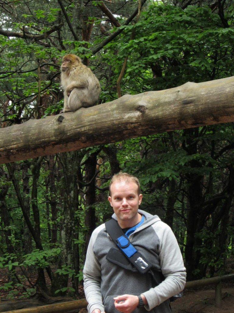 monkey park in the Alsace