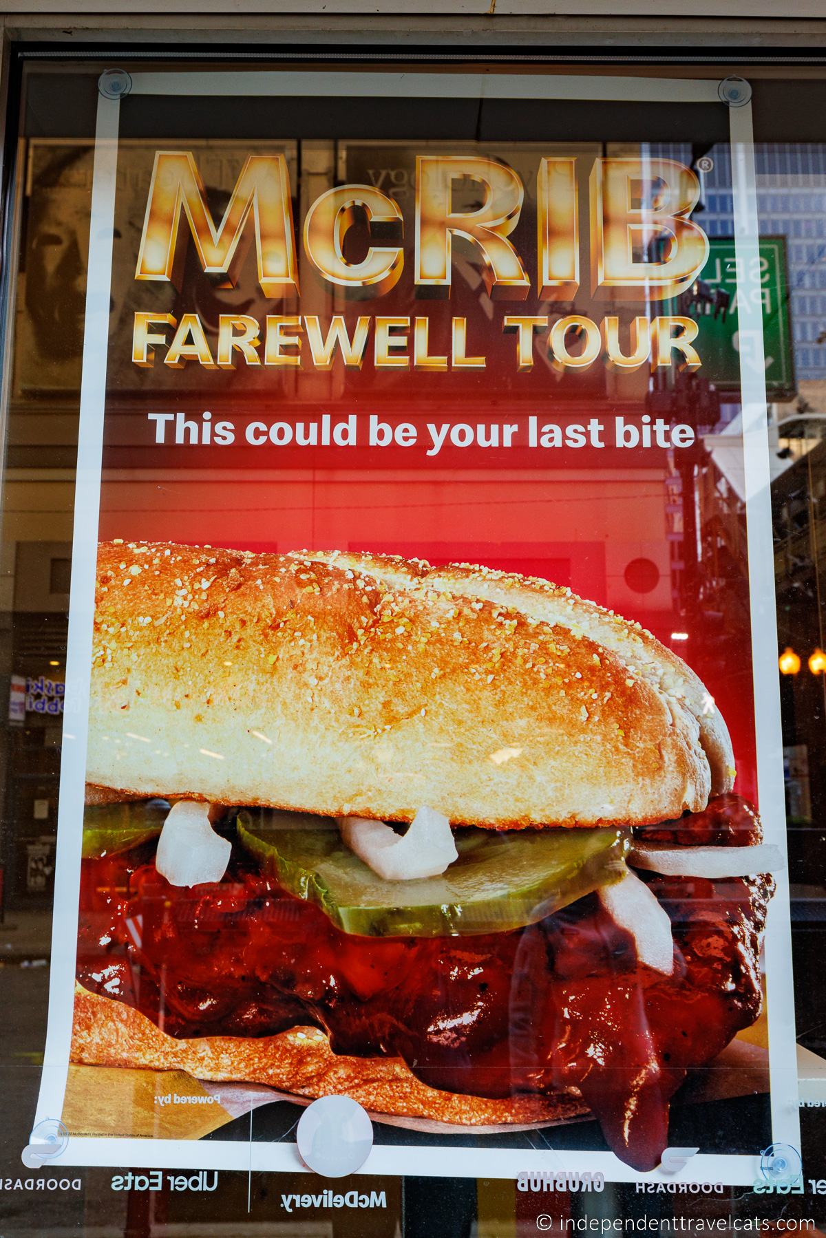 The McDonald's McRib in Germany