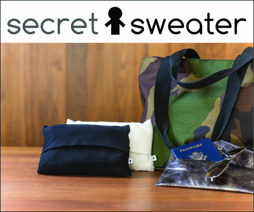 Secret Sweater travel accessory for women travel gift travel sweater