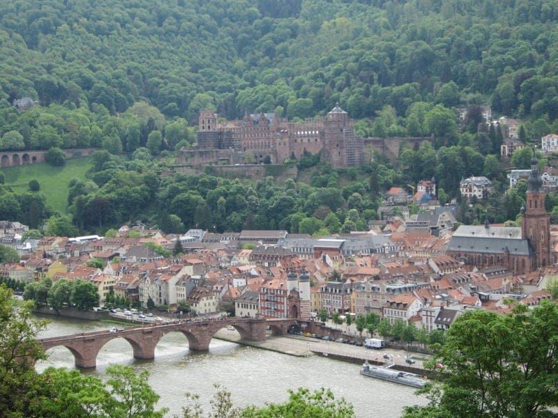 Philosophers' Walk in Heidelberg, Germany