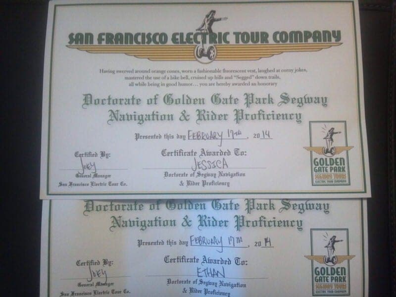 Segway tour in San Francisco best segway tours San Francisco Electric Tour Company segway rides