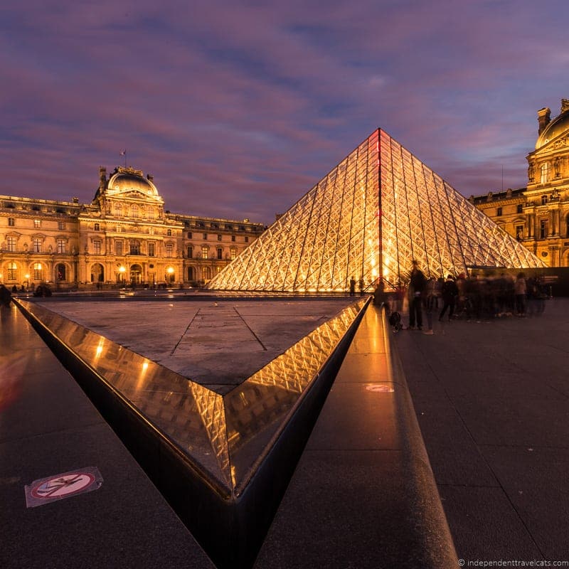 Louvre Paris Dusk Paris Museum Pass review