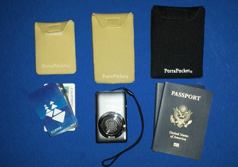 PortaPocket travel pocket travel pouch travel strap travel safety pocket blog review