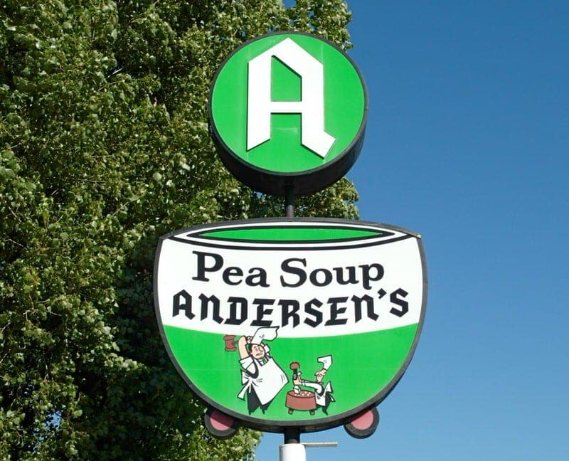 Pea Soup Andersen's restaurant Pea Soup Andersens Buellton California review near Solvang