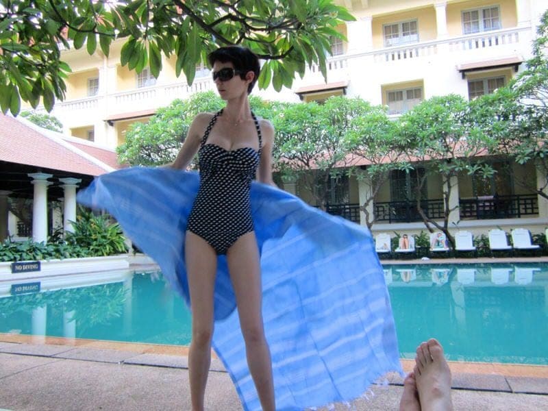 UjENA Swimwear review one piece swimsuit travel swimwear traveling bathing suits