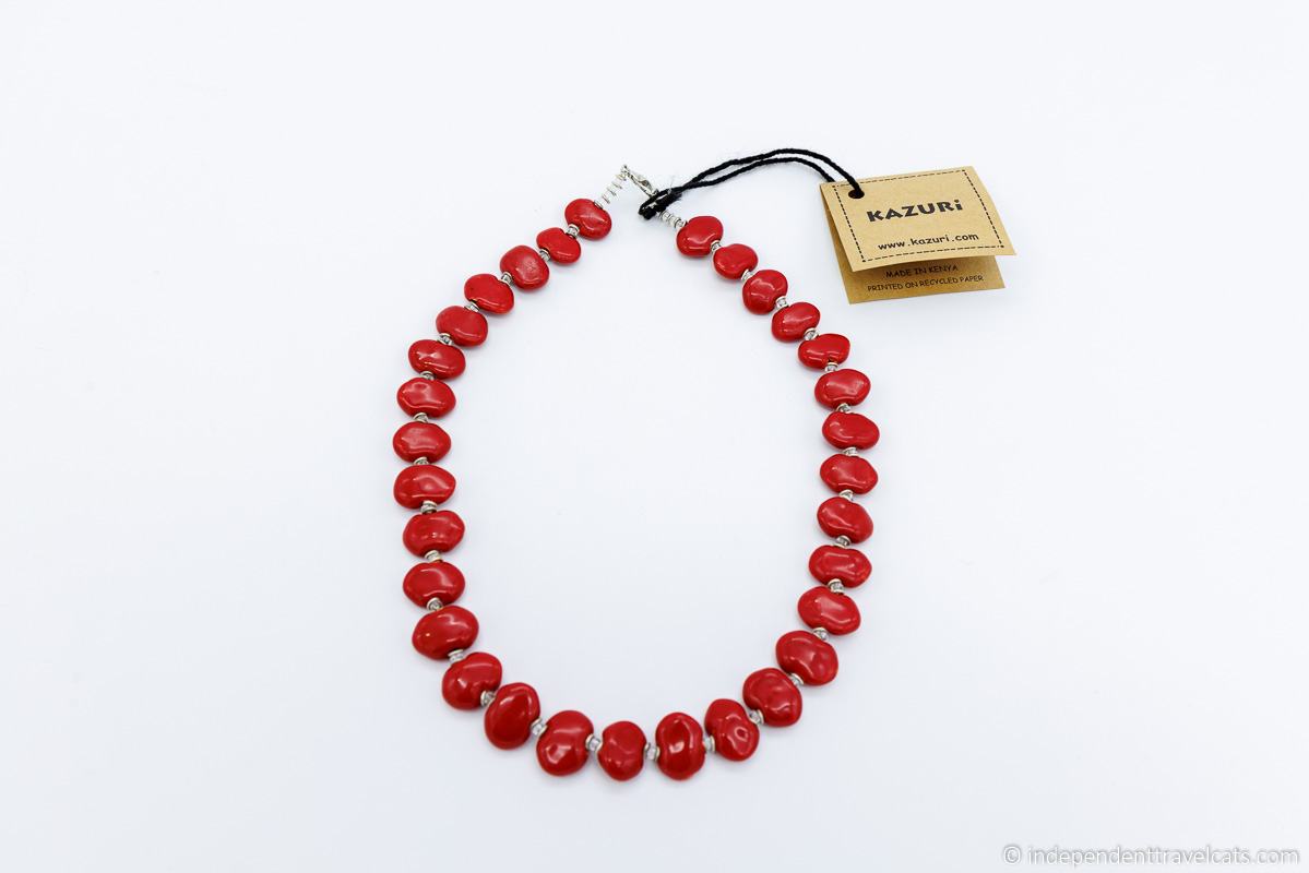 Kazuri Beads necklace one day in Nairobi itinerary Kenya