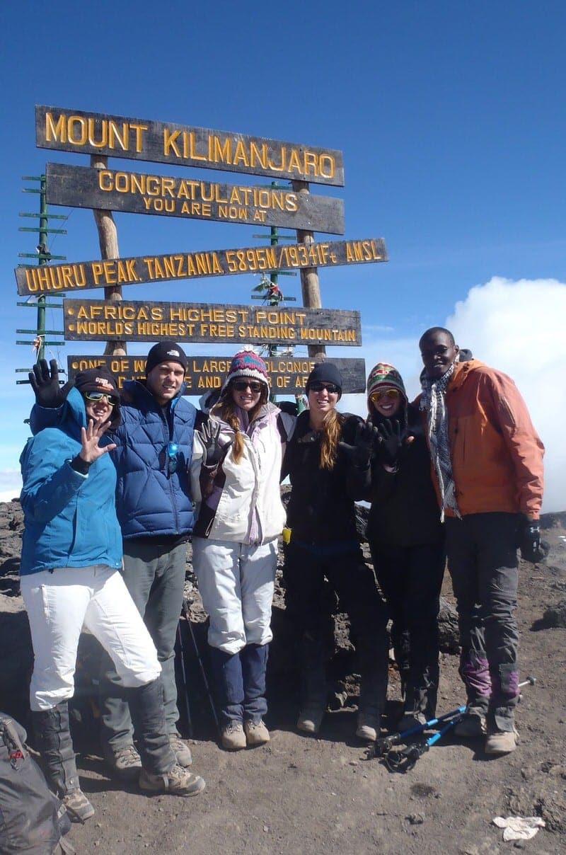 Mount Kilimanjaro Mt. Kilimanjaro Climb for Sight Vision for the Poor charity climb Kili
