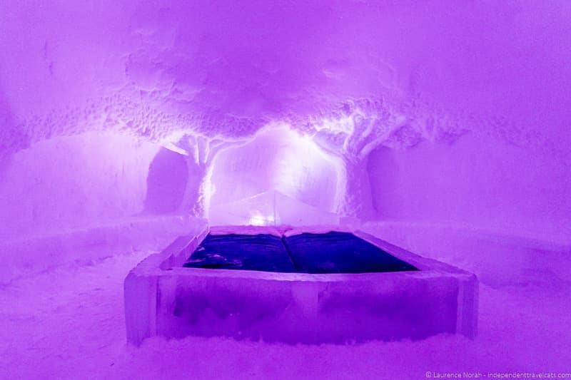 ice hotel snow hotel in Finland winter in Finland 