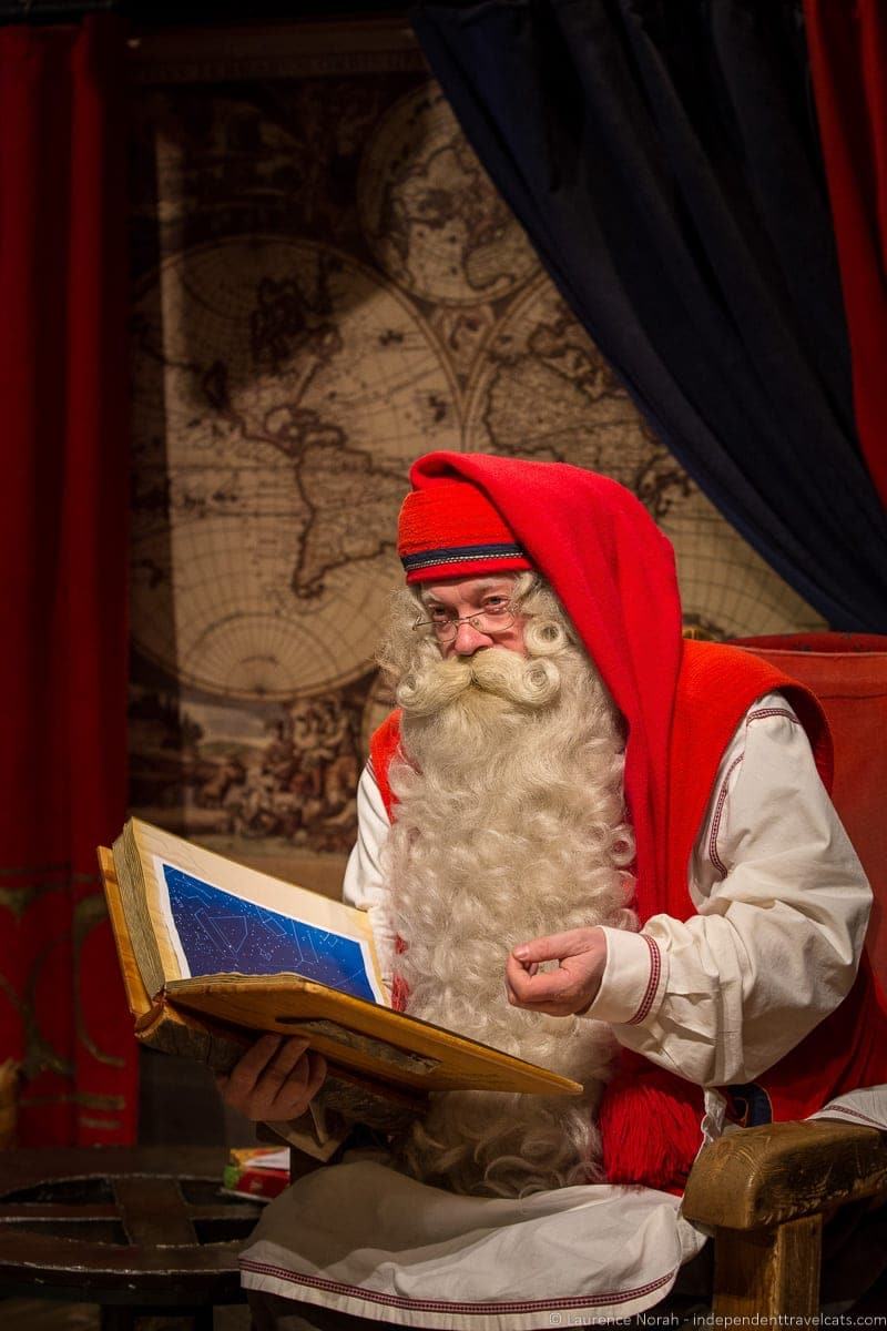 visiting Finland in winter Santa Claus
