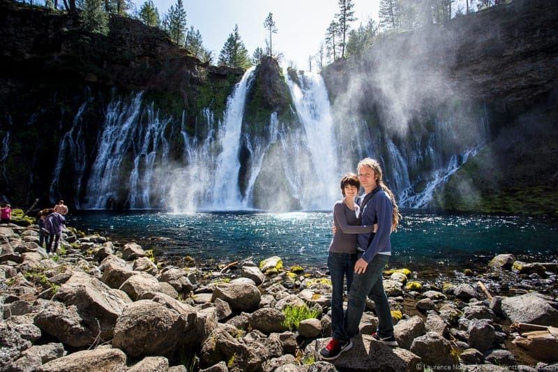 Burney Falls waterfalls weekend in Redding California Shasta Cascade