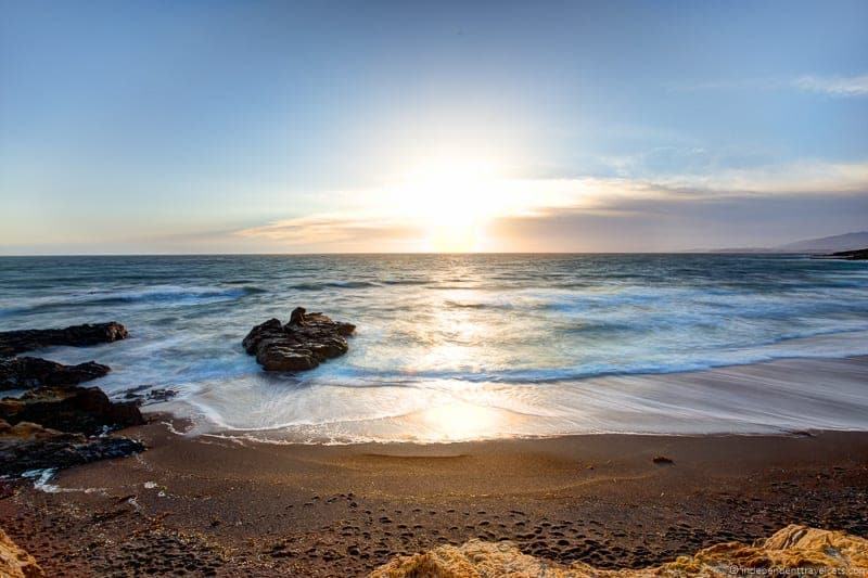 Sunset Moonstone Beach Cambria California