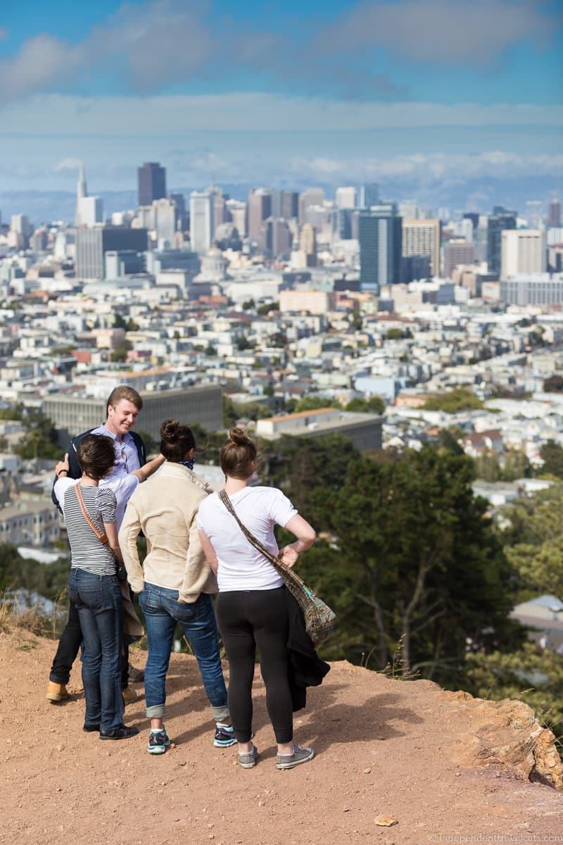 Corona Heights view San Francisco Native Tours