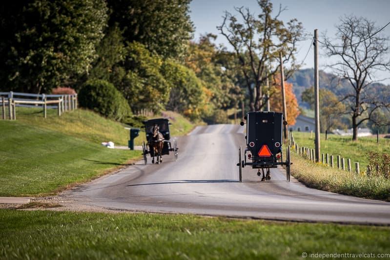 Amish horse and buggy Amish Country Scenic Byway Ohio things to do in Amish Country Ohio visiting Holmes County Ohio