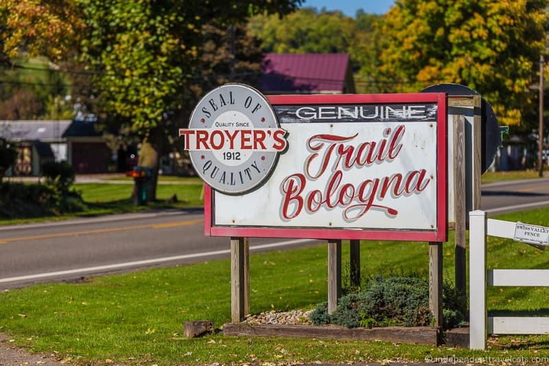 Troyer's Trail Bologna Trail Ohio things to do in Amish Country Ohio visiting Holmes County Ohio