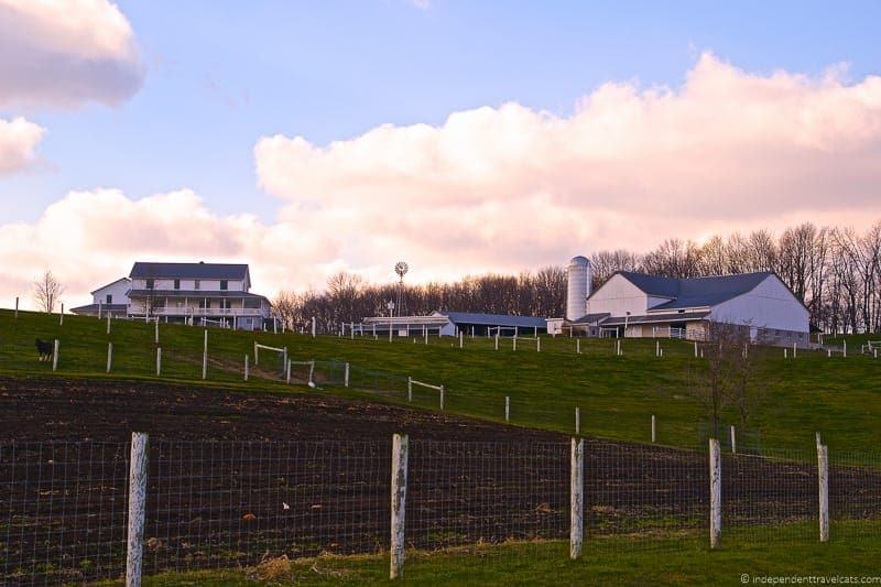 The Farm at Walnut Creek farm farmhouse things to do in Amish Country Ohio visiting Holmes County Ohio