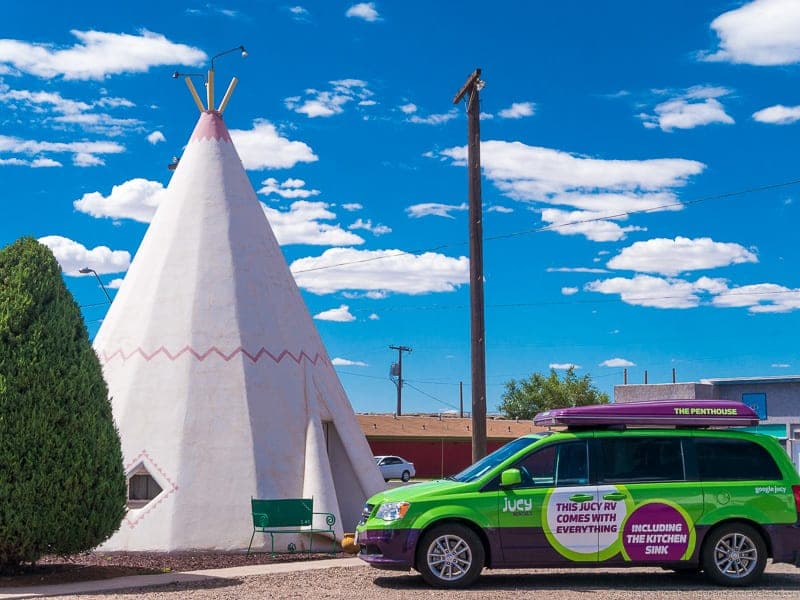 Wigwam Motel Arizona Route 66 road trip 