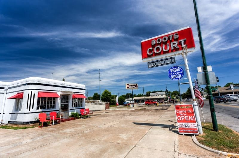 Boot Court Motel Missouri Route 66 road trip
