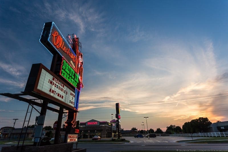 Winchester Drive Oklahoma In Route 66 road trip