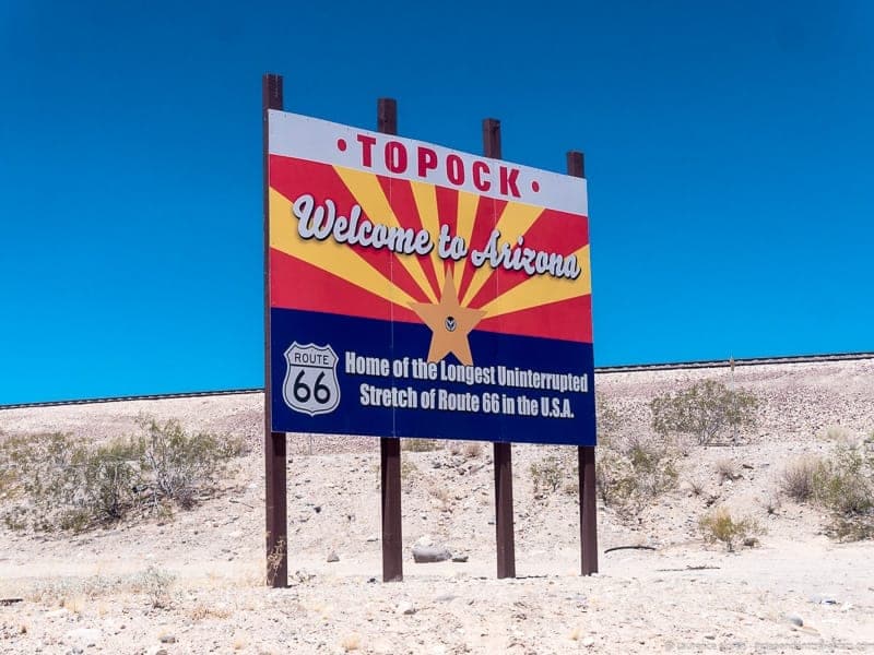 Topock Arizona Route 66 road trip