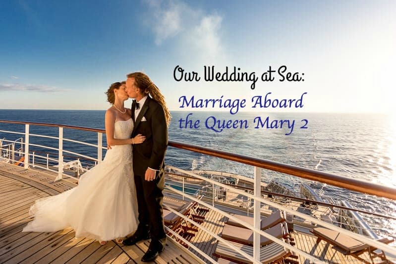 Cunard Queen Mary 2 wedding at sea cruise