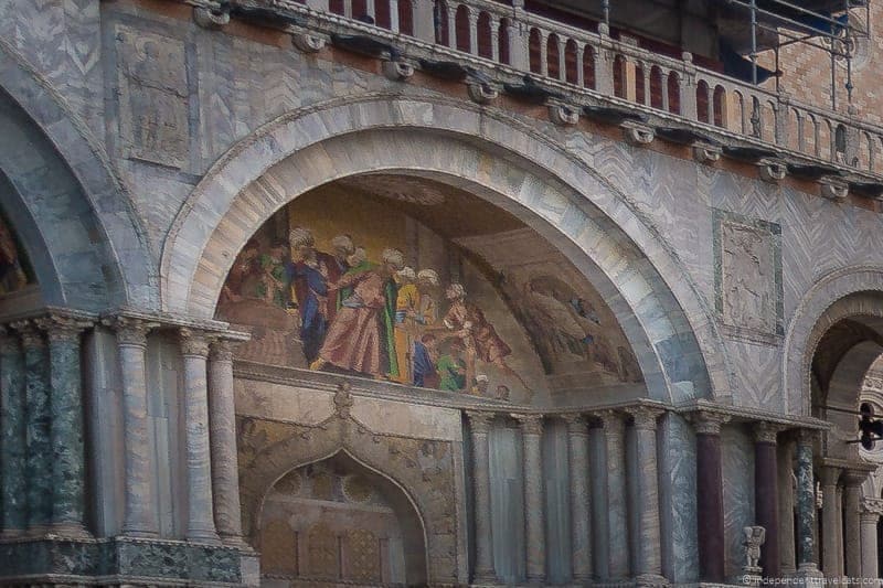 Saint Mark mosaic st. mark's basilica without the crowds