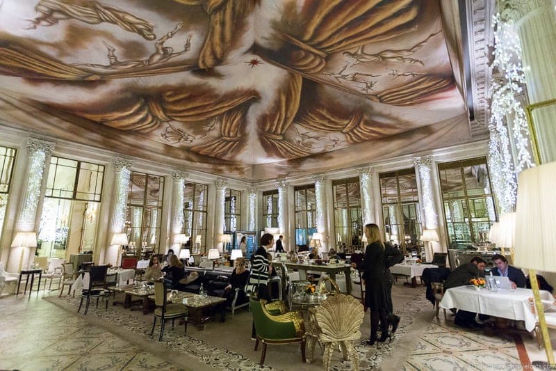 Le Meurice Le Dali luxury afternoon tea in Paris