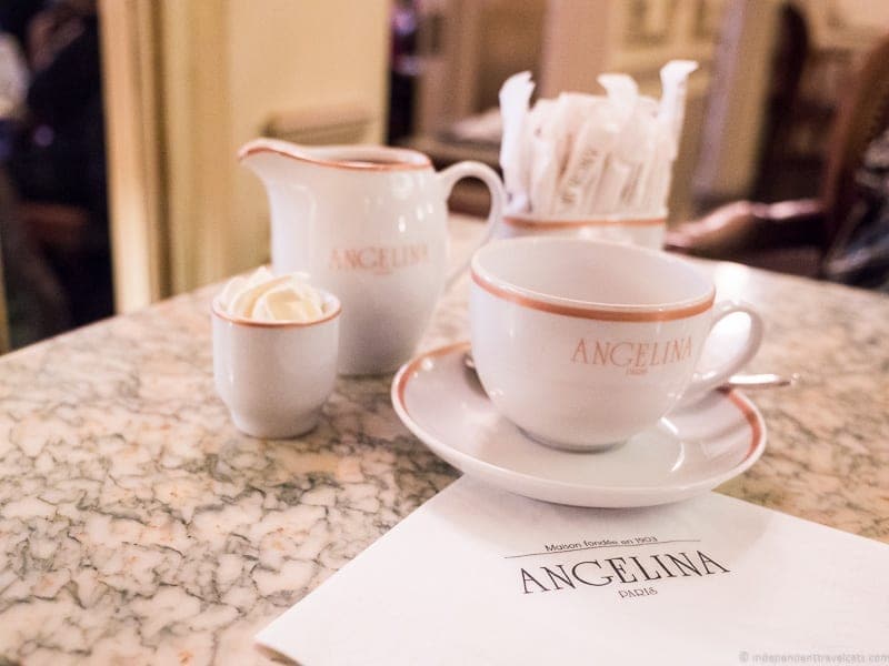 Angelina afternoon tea in Paris