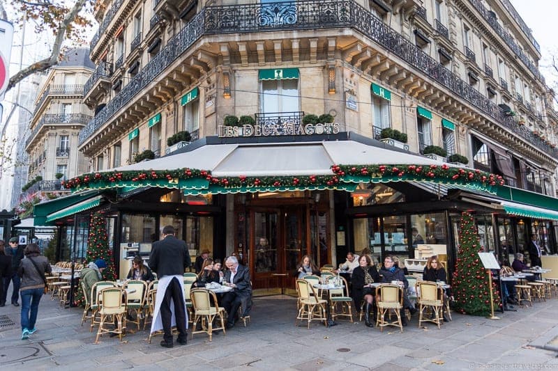 Les Deux Magots afternoon tea in Paris