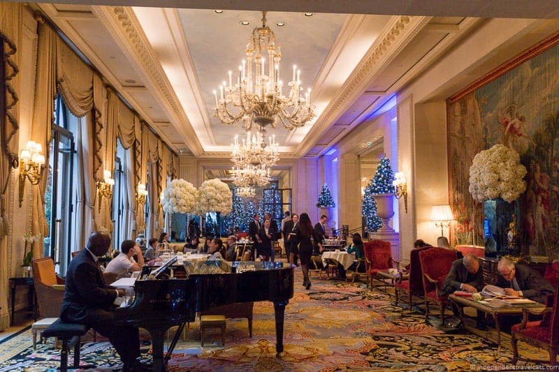 Four Seasons Hotel George V La Galerie luxury afternoon tea in Paris