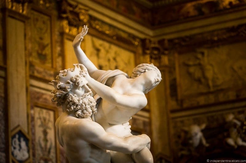 The Rape of Proserpina Bernini Borghese Gallery Galleria Borghese Rome Italy