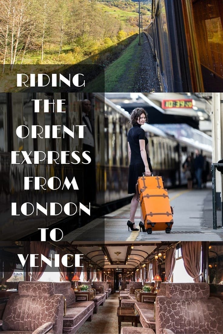 A luxury train ride on the Venice Simplon Orient Express from London to Venice - our experience and our tips & advice for making the most of this wonderful train ride!
