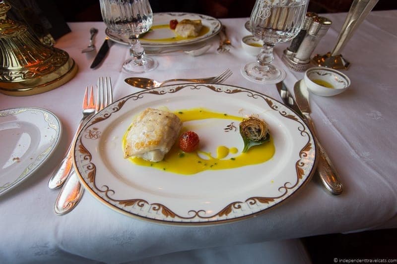 Belmond Venice Simplon Orient Express train dining car