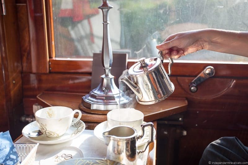 Venice Simplon Orient Express train tea