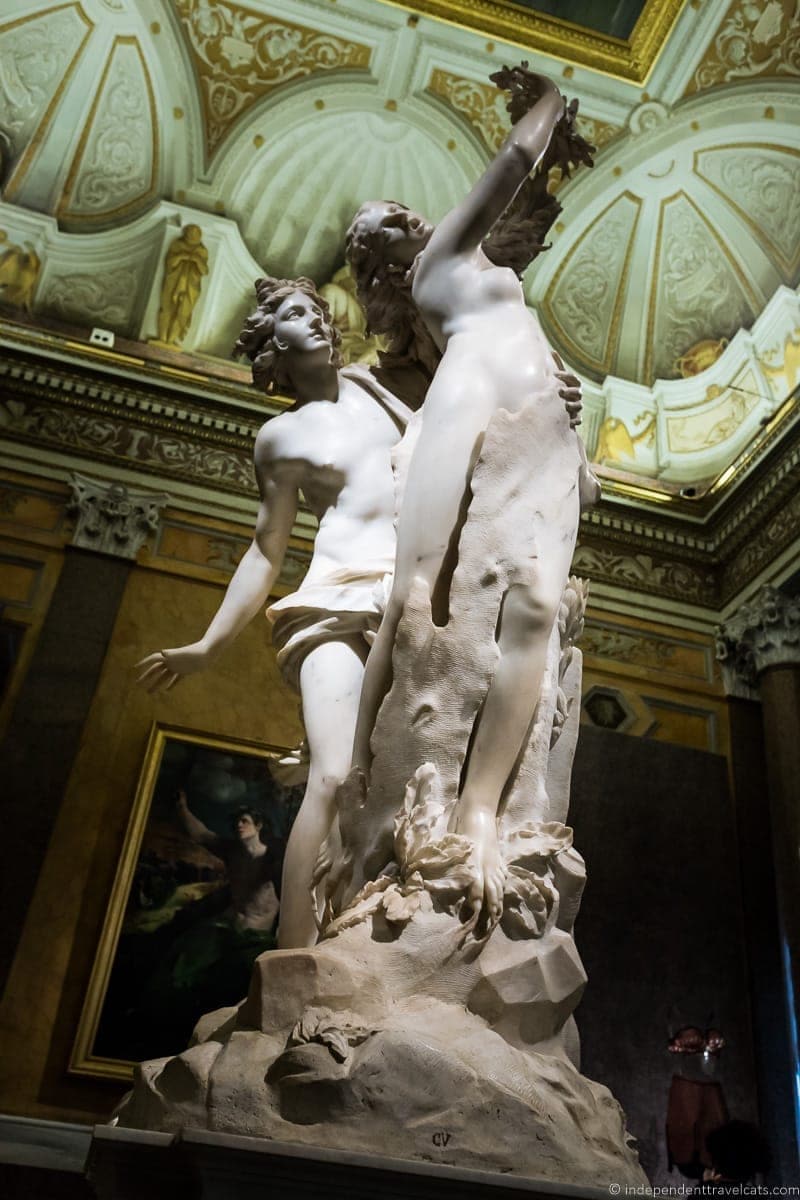 Apollo and Daphne Bernini visit Borghese Gallery Galleria Borghese Rome Italy 