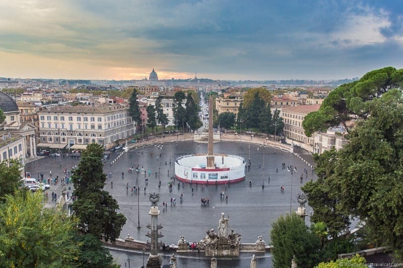 Piazza del Popolo Grand Tour in Rome Italy