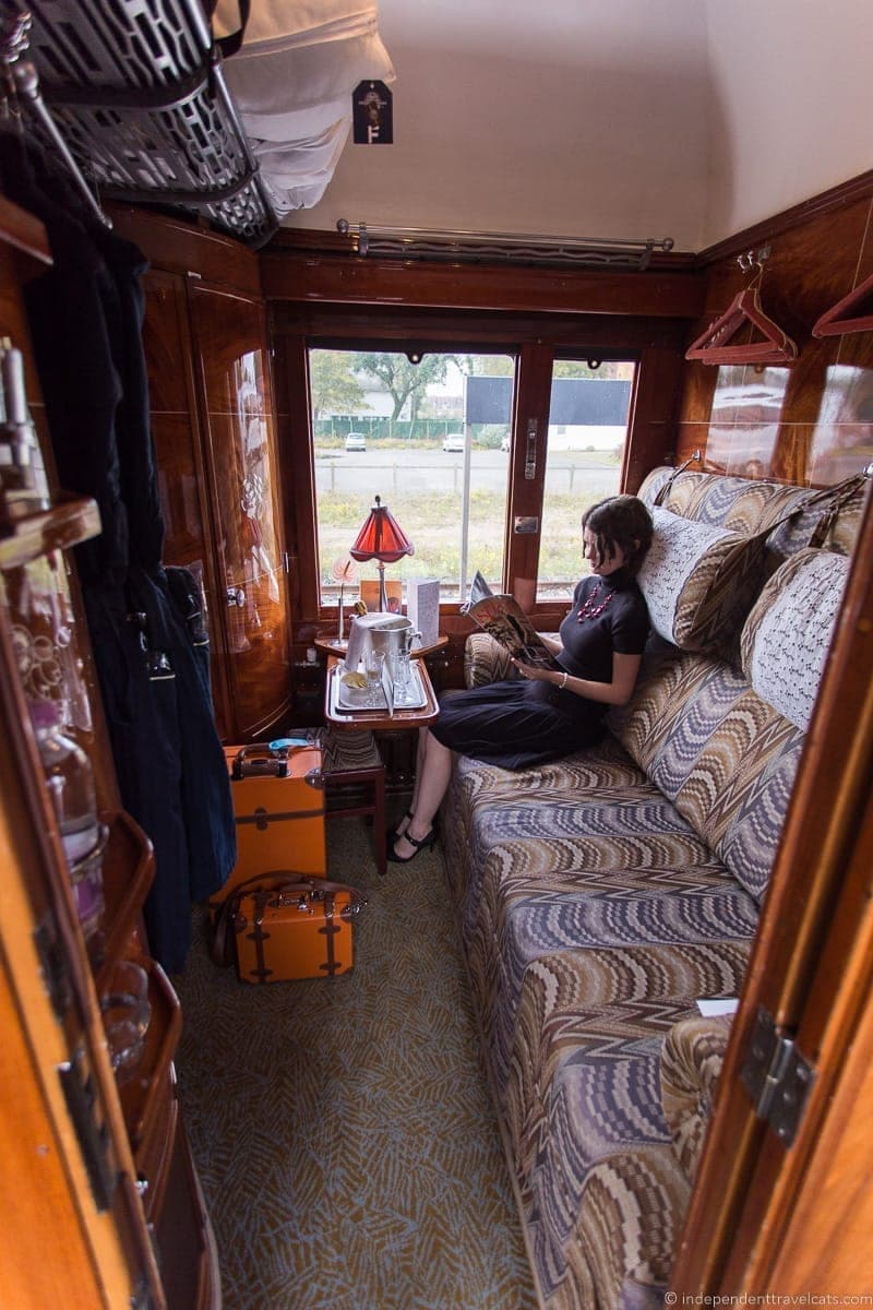 In image] The design of the Orient Express' cabins - English