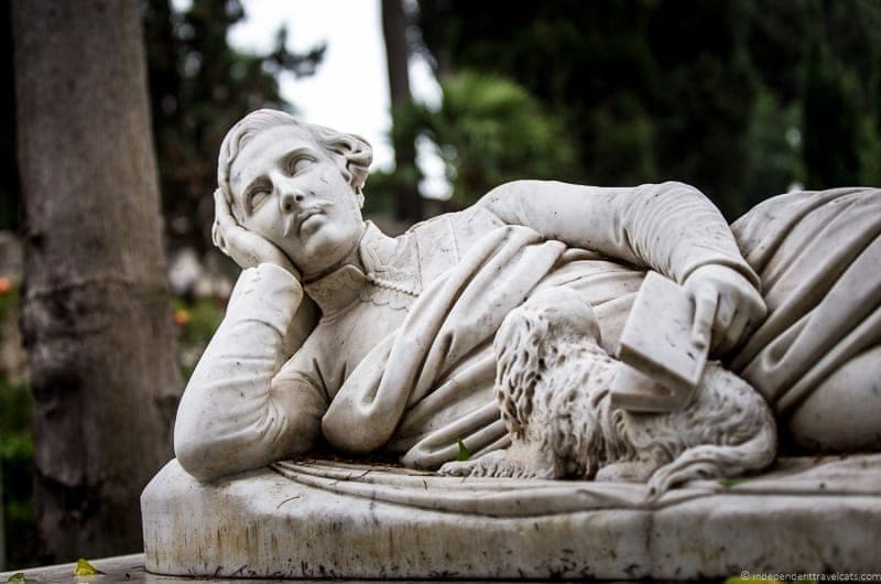 Devereux Plantagenet Cockburn grave Non Catholic Cemetery Grand Tour in Rome Italy