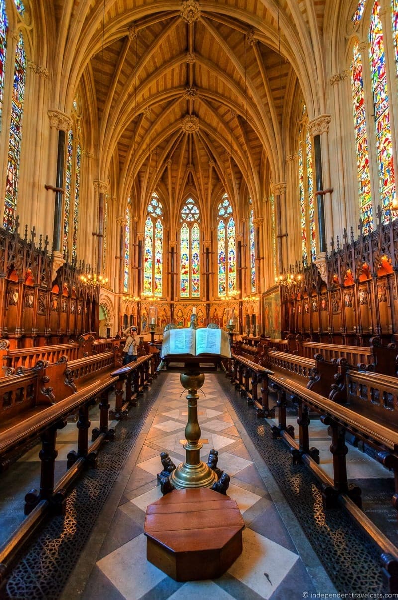 Exeter College chapel Oxford day trip from London England UK