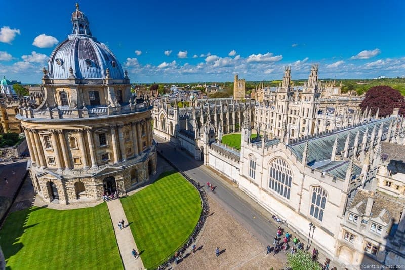 how to visit oxford university from london