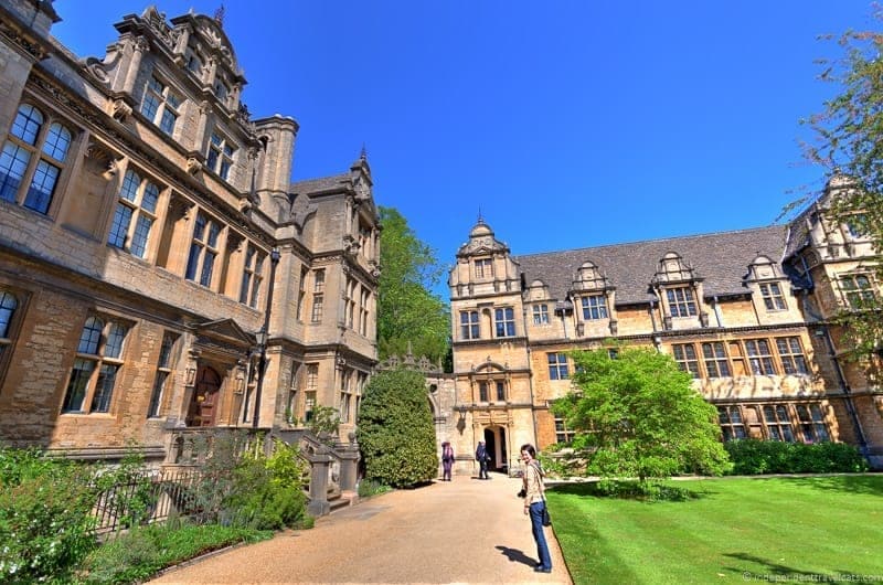 Trinity College Oxford day trip from London England UK